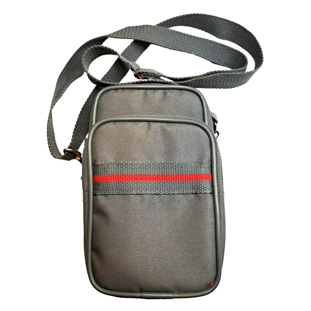 Vintage Coastar Camera Bag Gray Pouch Zip Pockets Retro 7x4x3 in Photography
